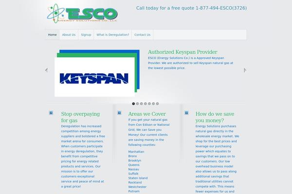 Minimal theme site design template sample