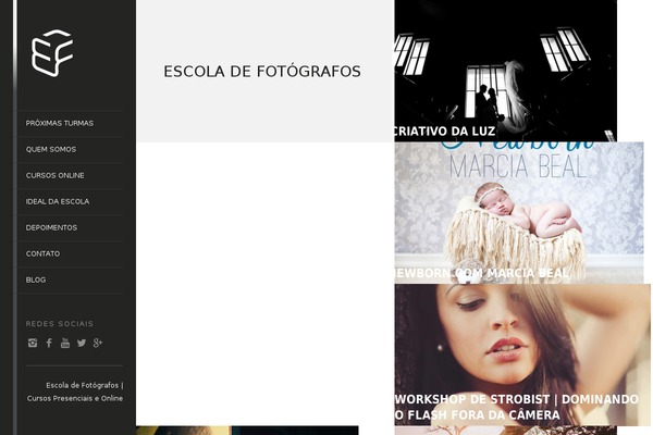 LENS theme site design template sample