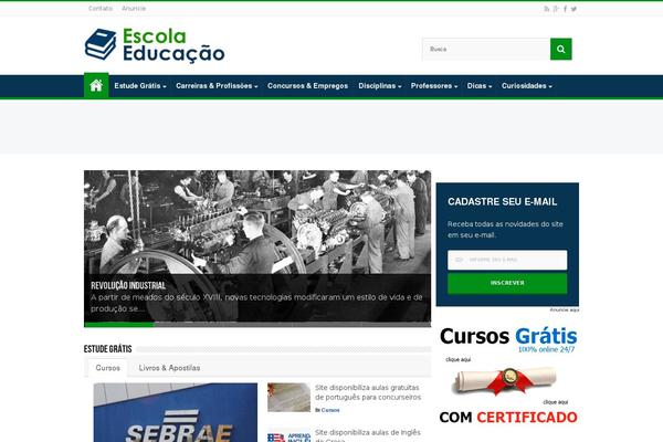 Publisher-child theme site design template sample