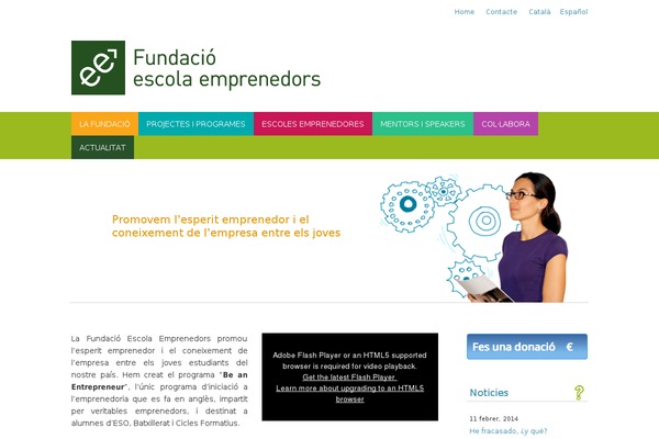 escolaemprenedors.org site used Avada