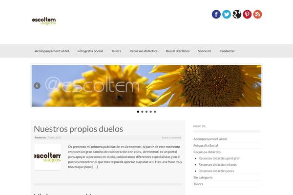 Coller theme site design template sample