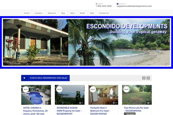 Real Spaces theme site design template sample