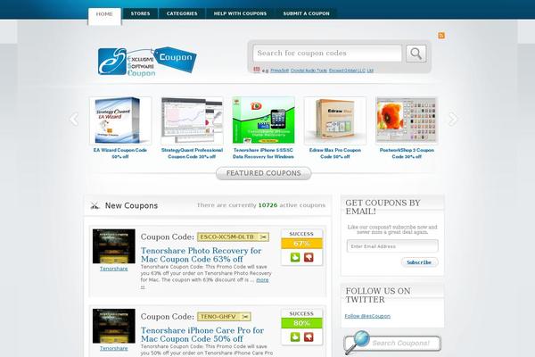 Site using WD Search Form plugin