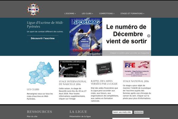 discover theme site design template sample