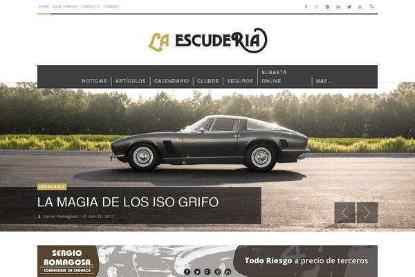 Bimber theme site design template sample