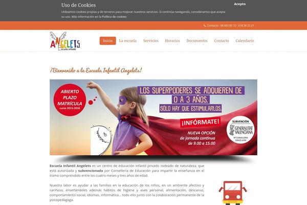 Kids Zone theme site design template sample