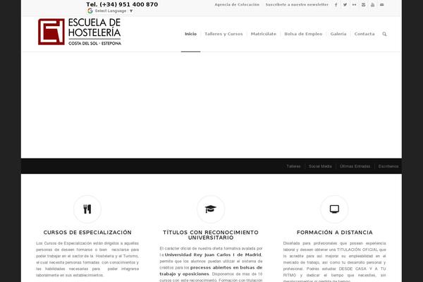 escueladehosteleriadeestepona.org site used Escuelahosteleria