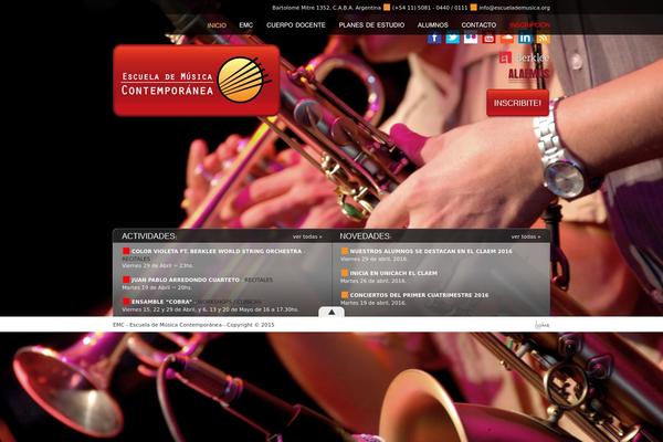 escuelademusica.org site used Emc