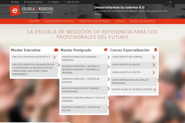 Eden theme site design template sample