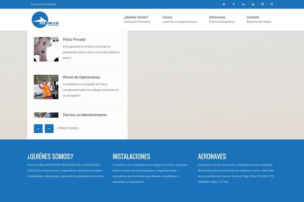 University theme site design template sample