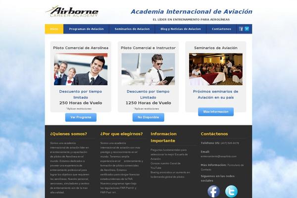 escuelaparapilotos.com site used Panam