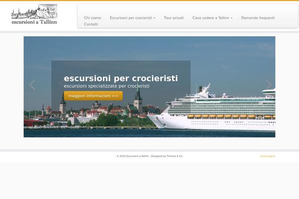 Customizr theme site design template sample