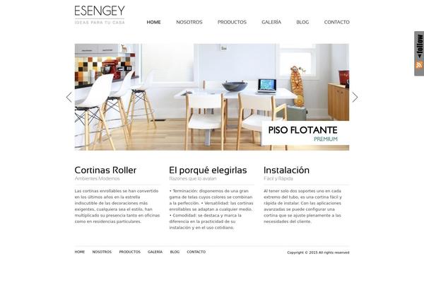 Minim theme site design template sample