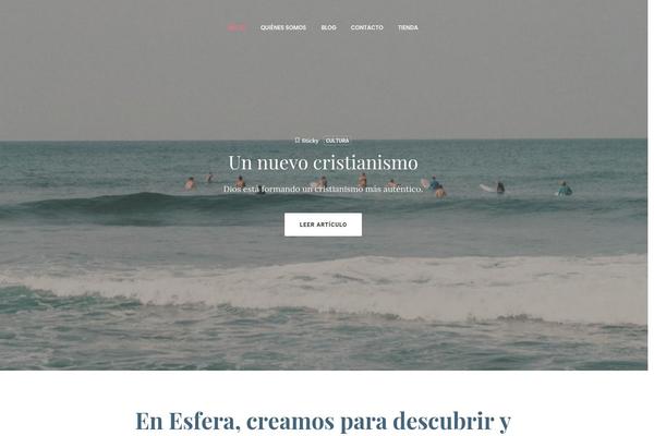 Uncode theme site design template sample