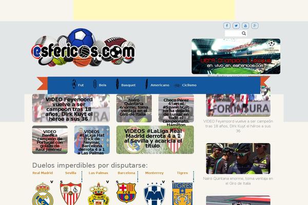 Site using Soccer Info plugin