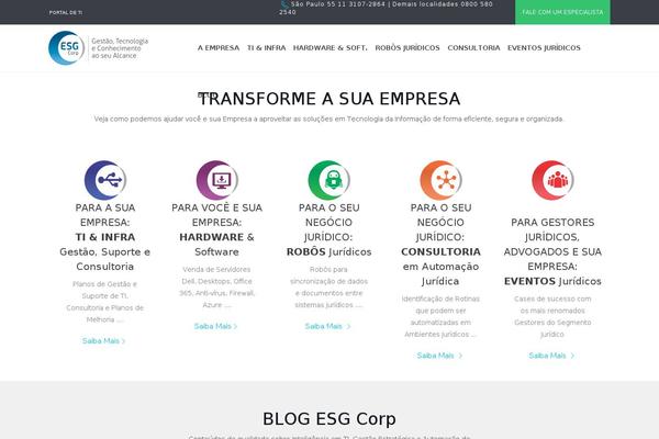 esgcorp.com.br site used Esgcorp