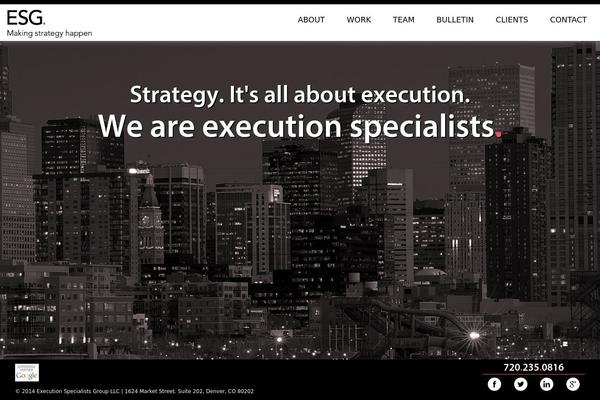 Esg theme site design template sample