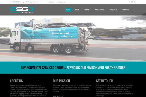 The7 theme site design template sample