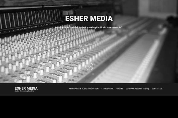 SKT Black theme site design template sample