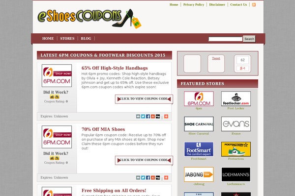 Couponpress theme site design template sample