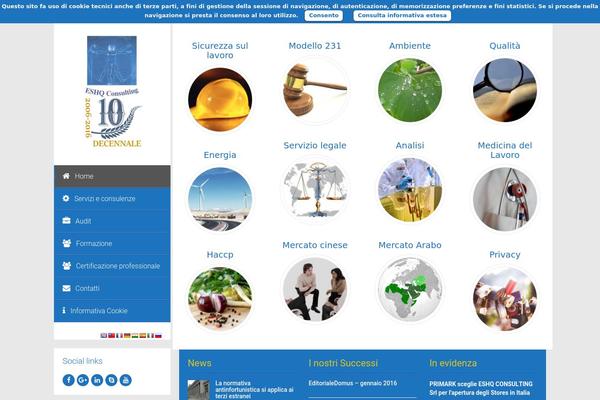 Unik theme site design template sample