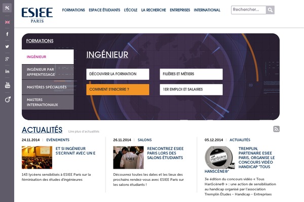 esiee-paris.fr site used Jdp