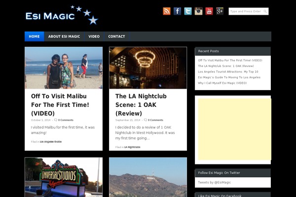 Combomag theme site design template sample