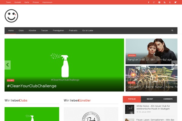 NEUE theme site design template sample