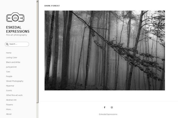 Gridspace theme site design template sample