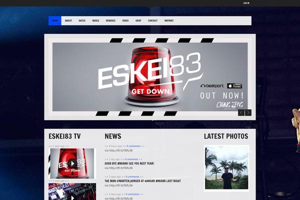Soundboard theme site design template sample