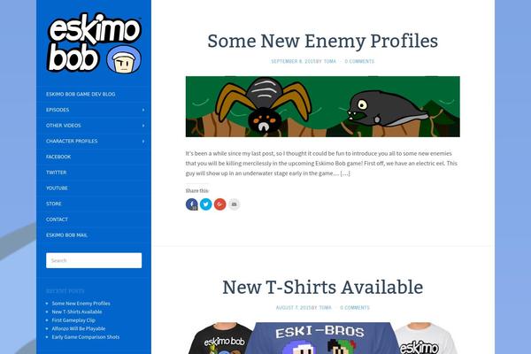 Flat-child theme site design template sample
