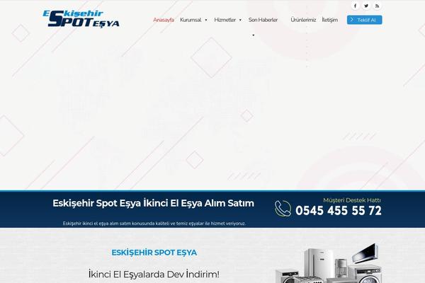 Porto theme site design template sample