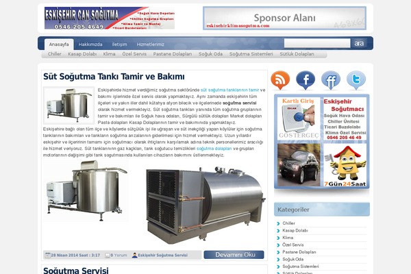 eskisehirklimasogutma.com site used SEO Hocasi V3