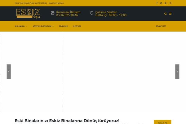 TheBuilt theme site design template sample