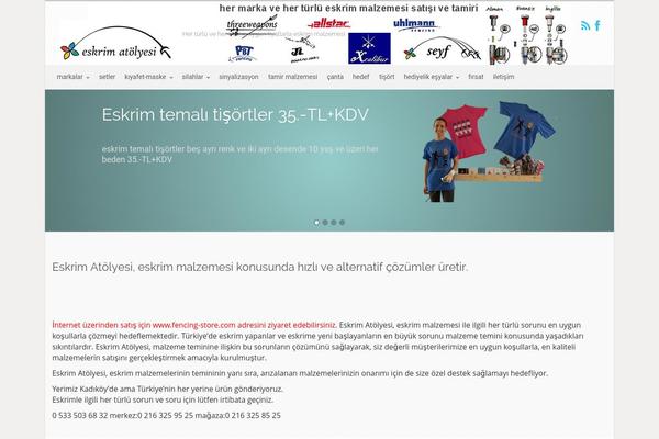 evolve theme site design template sample