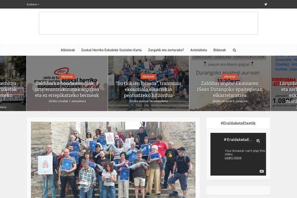 Site using Meks-easy-social-share plugin