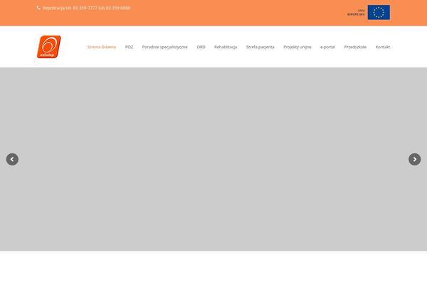 Total theme site design template sample