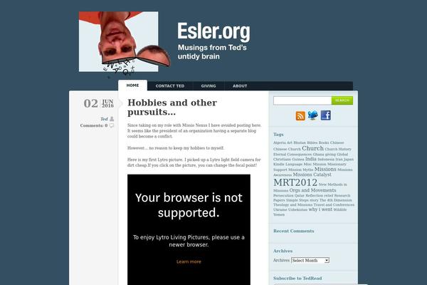 Typebased theme site design template sample