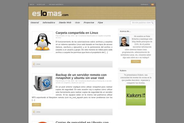 Headlines theme site design template sample