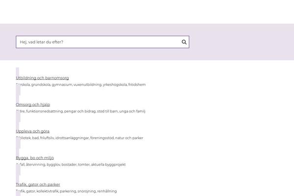 Municipio theme site design template sample