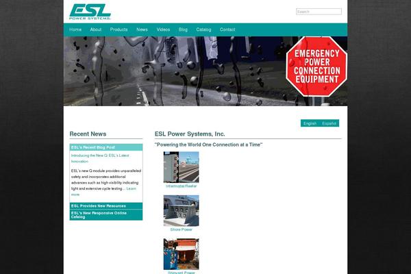 Enterprise Pro theme site design template sample