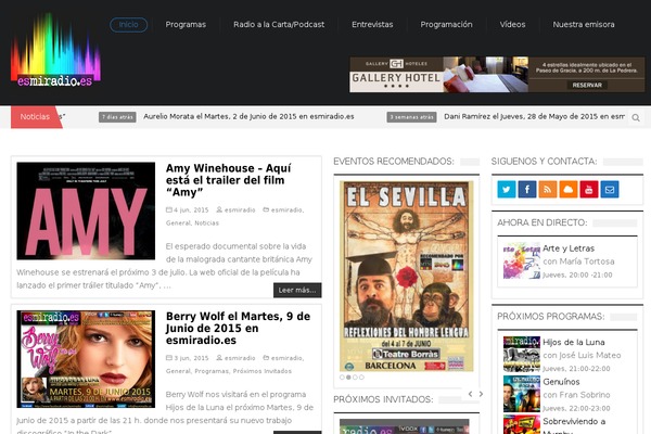 SevenMag theme site design template sample