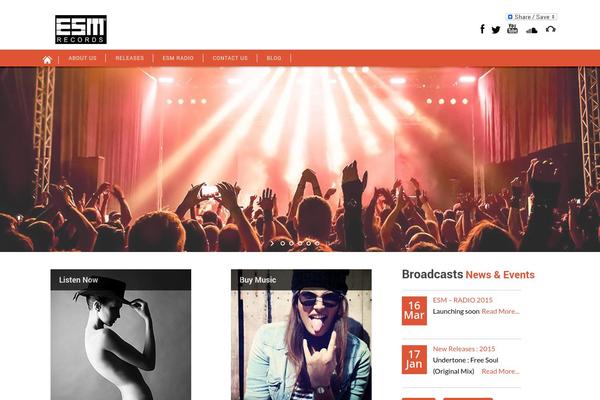 Site using Beatport Discography shortcode plugin