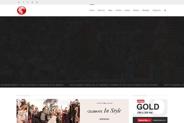 KLEO theme site design template sample