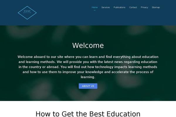 Unite_child theme site design template sample
