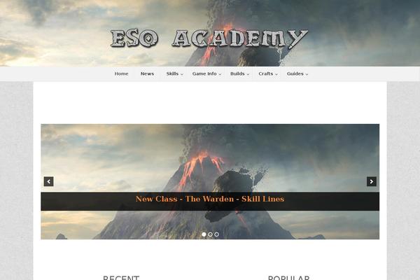 Oblivion theme site design template sample