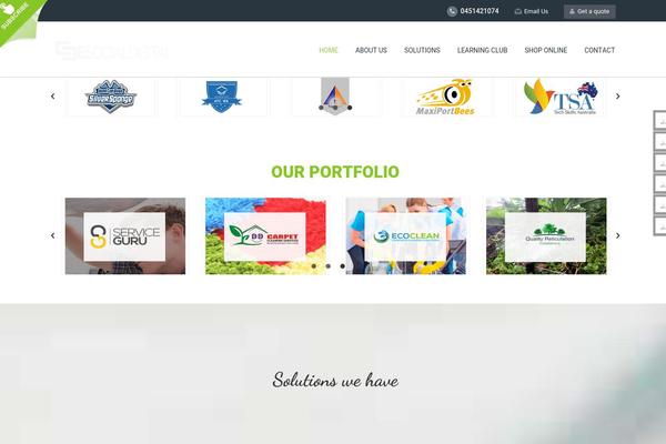 Site using Corner Ad plugin