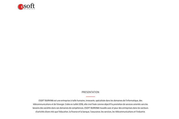 esoftburkina.com site used Alvida