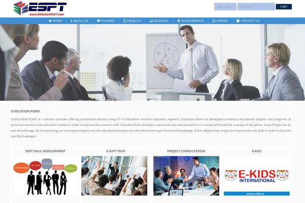 University theme site design template sample