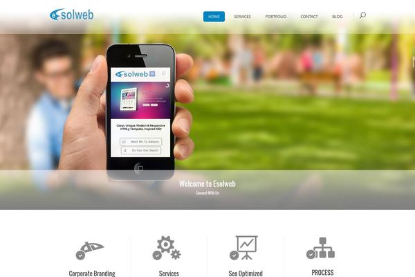 inCreate theme site design template sample